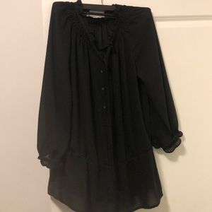 Loft black blouse